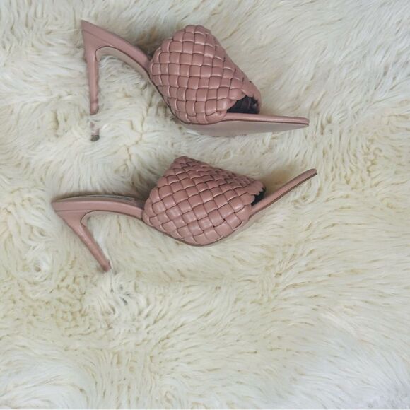 Steve Madden Pink Quilted Mules - Picture 4 of 9